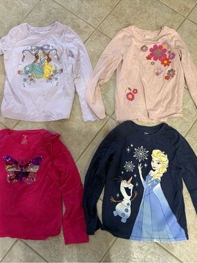 Girls sz 10/12 long sleeve shirts